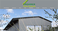 Desktop Screenshot of krohmer-holzbau.de